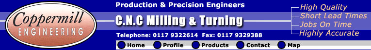 Welcome To Coppermill Engineering - CNC Turning & Milling